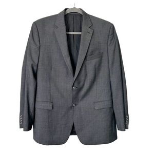 Donald Trump Wool Blazer Jacket Mens Size 44L Gray Business Casual